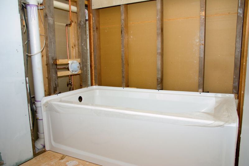 Scheduling bathtub installation